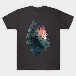 lion face T-Shirt